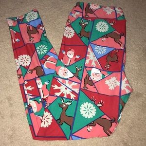 LuLaRoe Holiday Tall & Curvy Leggings